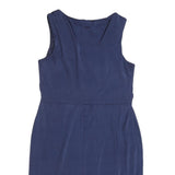JENNY PACKHAM Womens Navy Blue Dress Polyester Blend Sleeveless Knee Length UK