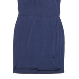 JENNY PACKHAM Womens Navy Blue Dress Polyester Blend Sleeveless Knee Length UK