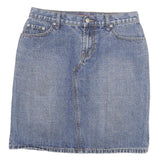 ZENA Womens Blue Denim Mini Skirt Cotton Blend M Casual Classic Style
