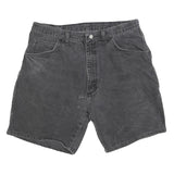 WRANGLER Mens Shorts Black Casual L W34 Denim Cotton Blend Comfortable Fit