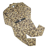 WOODLAND Mens Beige Camouflage Dungarees Regular Polyester Blend L W46 L30