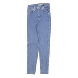 LEVI'S Womens Jeans Blue Slim Skinny Denim Light W25 L26 Stretch Zip Fly