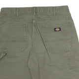 DICKIES Mens Shorts Green Casual Cotton L W36 Workwear Pockets