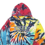 EXIST Womens Multicolour Tie Dye Whistler Canada Hoodie M Cotton Blend