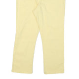 LEE Womens Regular Fit Yellow Cotton Blend Denim Jeans W30 L29 Zip Pocket