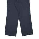 DICKIES Mens Cotton Blend Navy Regular Straight Cargo Trousers W30 L29 Workwear