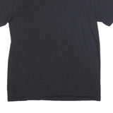 NIKE Mens Black Crew Neck Short Sleeve Classic Fit L Cotton Blend T-Shirt