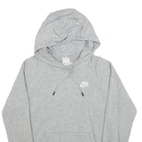 NIKE Mens Grey Hoodie XS Cotton Blend Pullover Casual Sweatshirt