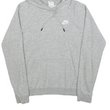 NIKE Mens Grey Hoodie XS Cotton Blend Pullover Casual Sweatshirt