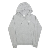 NIKE Mens Grey Hoodie XS Cotton Blend Pullover Casual Sweatshirt
