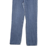 LEE Womens Blue Cotton Blend Regular Straight Jeans W30 L28 Classic Fit Zip