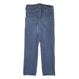 LEE Womens Blue Cotton Blend Regular Straight Jeans W30 L28 Classic Fit Zip