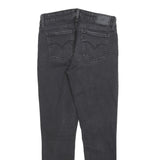 LEVI'S 711 Womens Jeans Black Slim Skinny Denim Medium W27 L28 Stylish Zip