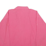 CREATION MANOR Womens Pink Jacket L Zip Plain Casual Lightweight