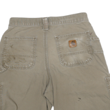 CARHARTT Mens Shorts Beige Casual M W28 Workwear Durable Cotton Blend