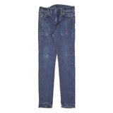 LEVI'S 510 Womens Slim Blue Denim Medium W28 L30 Skinny Cotton Blend Zip Jeans