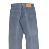 LEVI'S Mens Regular Fit Blue Denim Jeans W28 L28 Button Cotton Blend Classic