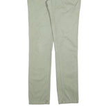 TIMBERLAND Mens Cotton Blend Slim Straight Trousers Sage Green W30 L32 Casual