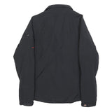 DICKIES Mens Black & Red Zip Jacket XS Polyester Blend Plain Workwear Style