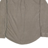 CASUALS Mens Beige Cotton Blend Button Down Shirt M Classic Fit Casual Wear
