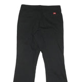 DICKIES Womens Cotton Blend Black Regular Fit Straight Trousers W34 L33 Workwear