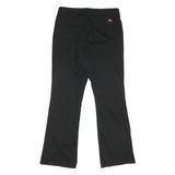 DICKIES Womens Cotton Blend Black Regular Fit Straight Trousers W34 L33 Workwear