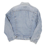 LEVI'S Mens Blue Denim Jacket XS Cotton Blend Button Closure Classic Vintage