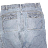 CANDA Mens Blue Denim Casual Shorts M W32 Cotton Blend Comfortable