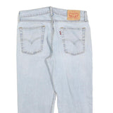 LEVI'S 514 Classic Mens Jeans Blue Classic Straight Denim Light W31 L22 Cotton