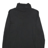 ESMARA Womens Black Plain Pullover Roll Neck Basic Knit M Cotton Blend Jumper