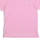 CHAPS Mens Pink Polo Shirt M Cotton Blend Short Sleeve Classic Fit Casual