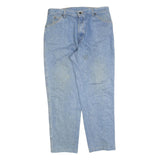 DICKIES Mens Regular Fit Straight Leg Denim Light Wash Jeans W34 L30 Workwear