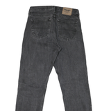 WRANGLER Mens Regular Fit Black Denim Jeans W30 L32 Classic Zip Closure