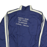 ADIDAS Mens Navy & White Colorguard Track Jacket L Polyester Blend Striped