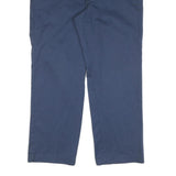 DICKIES Mens Cotton Navy Regular Fit Straight Leg Trousers W38 L30 Workwear
