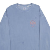 LEVI'S Mens Blue Crew Neck Sweatshirt M Cotton Casual Pullover