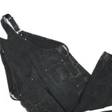 CARHARTT Mens Black Cotton Blend Dungarees Regular Fit Durable Workwear 2XL W50