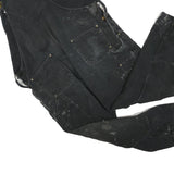 CARHARTT Mens Black Cotton Blend Dungarees Regular Fit Durable Workwear 2XL W50