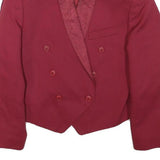 PACHINCO Womens Red Button Jacket XS Polyester Blend Tailored Elegant Blazer