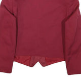 PACHINCO Womens Red Button Jacket XS Polyester Blend Tailored Elegant Blazer