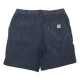 CARHARTT Mens Shorts Navy Casual Regular Fit M W34 Durable Workwear