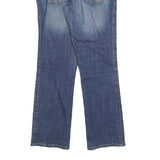 CALVIN KLEIN Womens Jeans Blue Regular Straight Denim Medium W32 L30 Zip Cotton