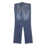 CALVIN KLEIN Womens Jeans Blue Regular Straight Denim Medium W32 L30 Zip Cotton