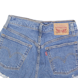 LEVI'S Womens Denim Blue Cut-Off Shorts XS W26 Classic Fit Casual Summer