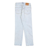 LEVI'S 501 BIG E Womens Jeans Blue Regular Straight Denim Light W24 L26 Cotton