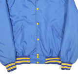 HOLLOWAY Mens Blue & Yellow Christian Life Academy Button Jacket XL Polyester