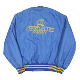 HOLLOWAY Mens Blue & Yellow Christian Life Academy Button Jacket XL Polyester