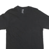 PUMA Mens Black Plain T-Shirt XL Short Sleeve Crew Neck Cotton Blend