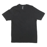 PUMA Mens Black Plain T-Shirt XL Short Sleeve Crew Neck Cotton Blend
