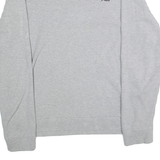 FILA Mens Grey Sweatshirt Crew Neck M Cotton Blend Pullover Logo Graphic